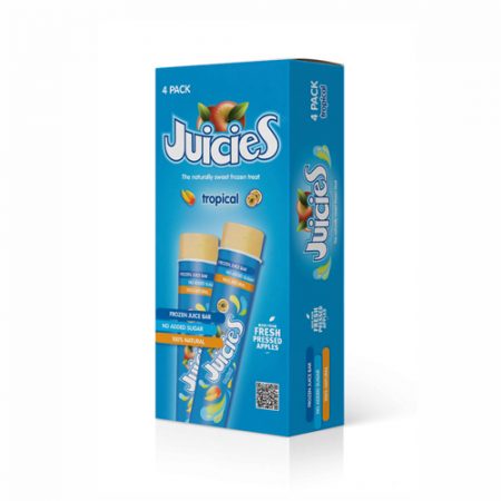 Juicie Tube 4Pk Box-Tropical